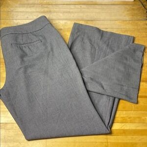 Womens White House Black Market Dress Pants Career Trousers Gray Legacy Size 12R